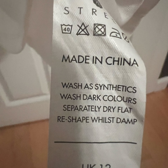 Daisy Street Women’s Eyelet Short Sleeve Ruffle Tunic Baby Doll White sz8 - Picture 5 of 14